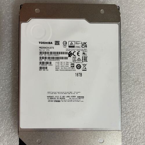 【全场5折起】东芝16T企业级硬盘 MG08ACA16TE