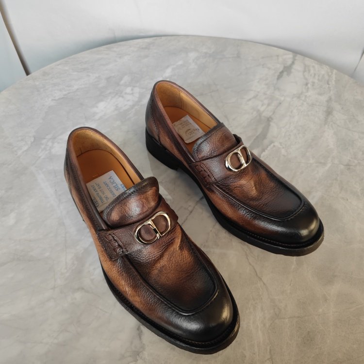 撤柜头层牛皮做旧固特异缝制皮底春秋日常商务正装高级一脚蹬男鞋,流行男鞋,正装皮鞋,淘宝优惠券,粉丝福利购,淘宝优惠卷