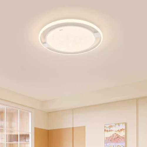 简约现代智能调光欧普如玉客厅灯