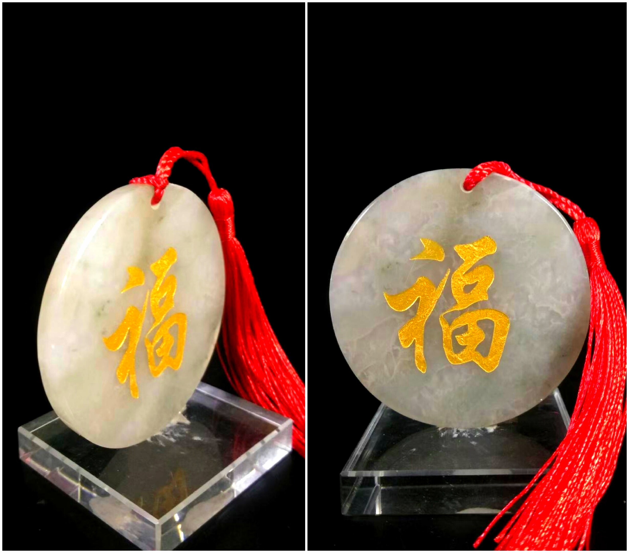 天然桂林鸡血玉旅游留念定制能量吊坠挂牌 毕业纪念印章 国寿驿站