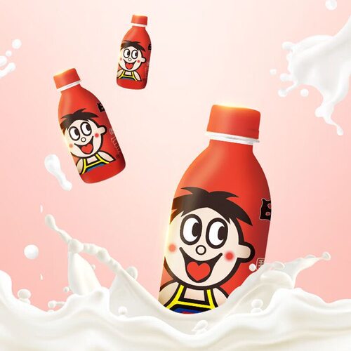 特价旺旺旺仔牛奶245ml瓶原味牛奶饮品怀旧儿童学生早餐奶瓶装