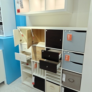 宜家卡莱克插件带门抽屉柜带门卡莱克柜子柜门配件国内代购