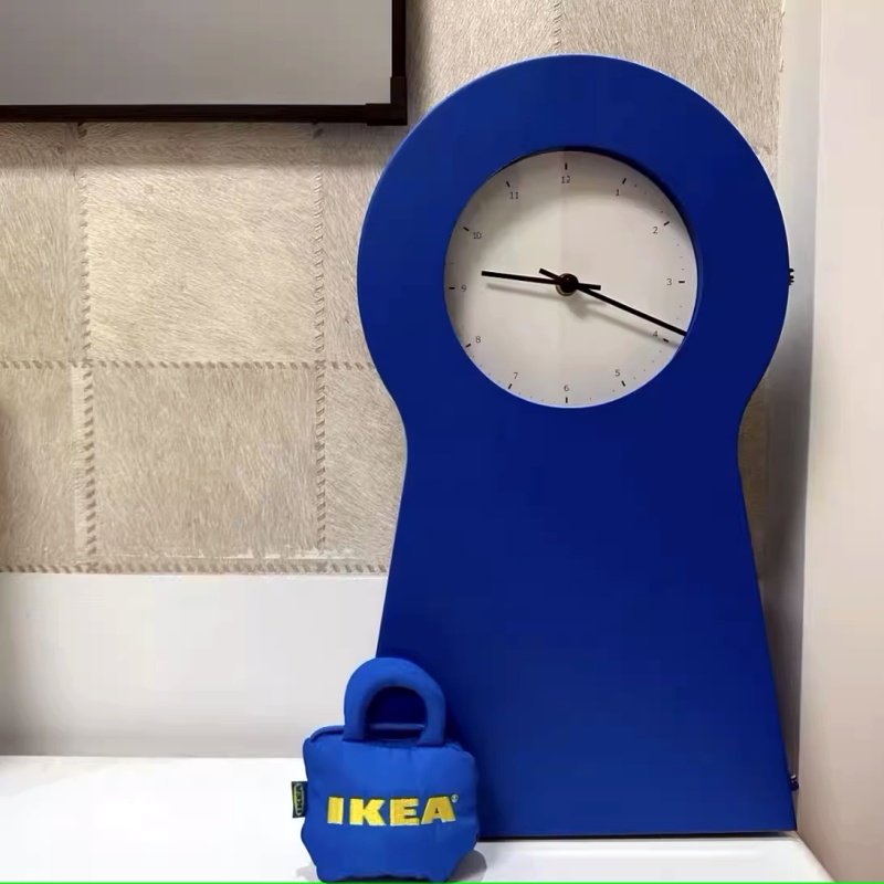 宜家代购PS1995挂钟创意客厅玄关墙面静音挂钟带收纳家用摆件时钟,家居饰品,挂钟,淘宝优惠券,粉丝福利购,淘宝优惠卷