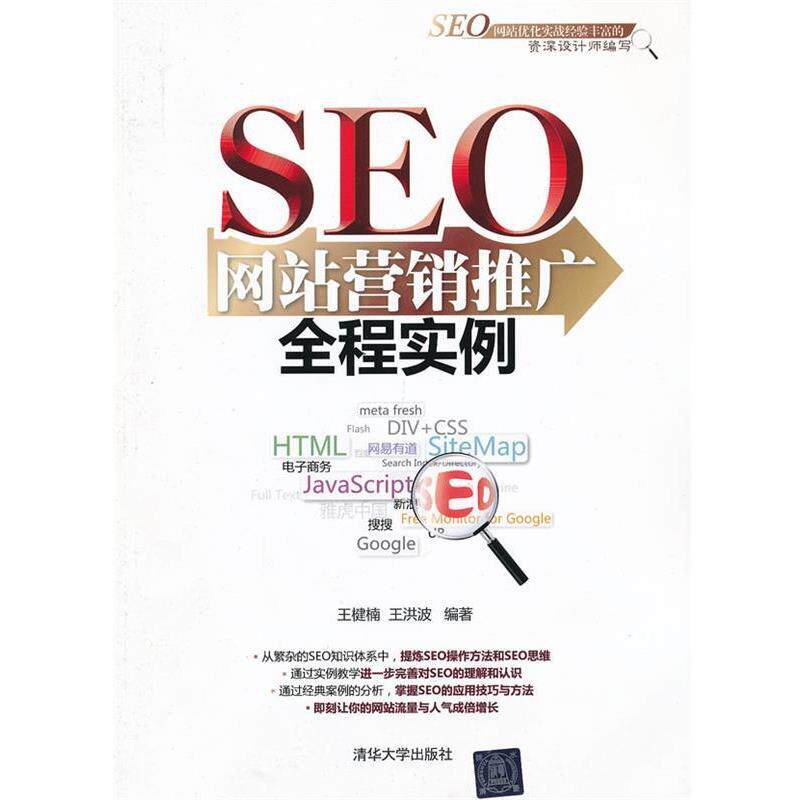 【正版书】 SEO网站营销推广全程实例 王楗楠,王洪波 清华大学出版社