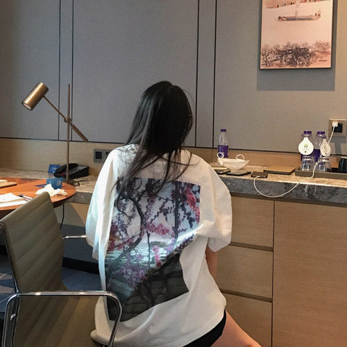 FOG复线ESSENTIALS ZONE第七季花卉潮流宽松高街潮牌男女短袖T恤