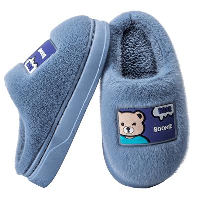 可爱儿童秋冬柔软舒适儿童拖鞋