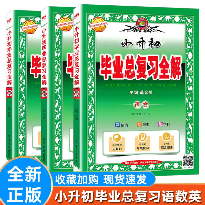 小升初毕业总复语文数学英语