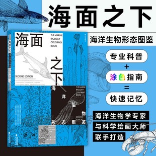 115節海洋生物學課涵蓋18大類450余種海洋動植物 后浪現貨 海面之下：海洋生物形態圖鑒