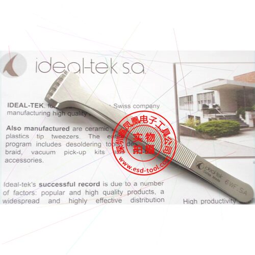 出售 瑞士进口原装Ideal-Tek晶圆镊子 晶元专用镊子6WF.SA 晶硅片