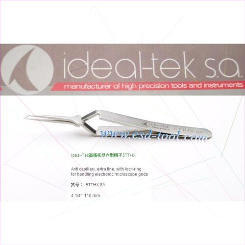出售 瑞士Ideal-Tek镊子 原装精密反向反差镊子5TTHX.SA 不锈钢精