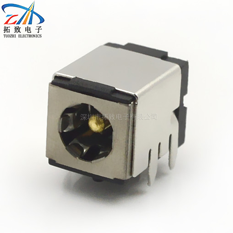 厂家直销dc-007b-6p芯镀金dc电源插座大电流直流充电电源插座