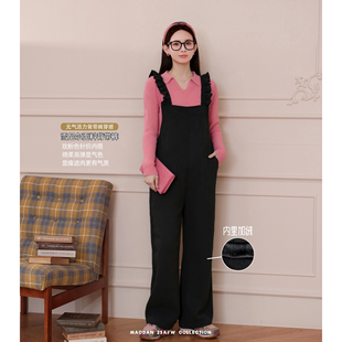 【纽约时报】娜娜的孕期穿搭女装背带裤休闲时尚孕妇装套装秋冬款