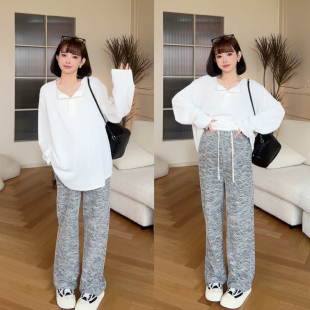 松弛早秋 2025新可哺乳上衣裤 娜娜 秋季 子套装 孕期穿搭孕妇装