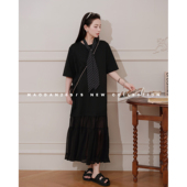 娜娜 棉 孕期穿搭孕妇装 春装 连衣裙丝巾 猫单 新品 摩登都会