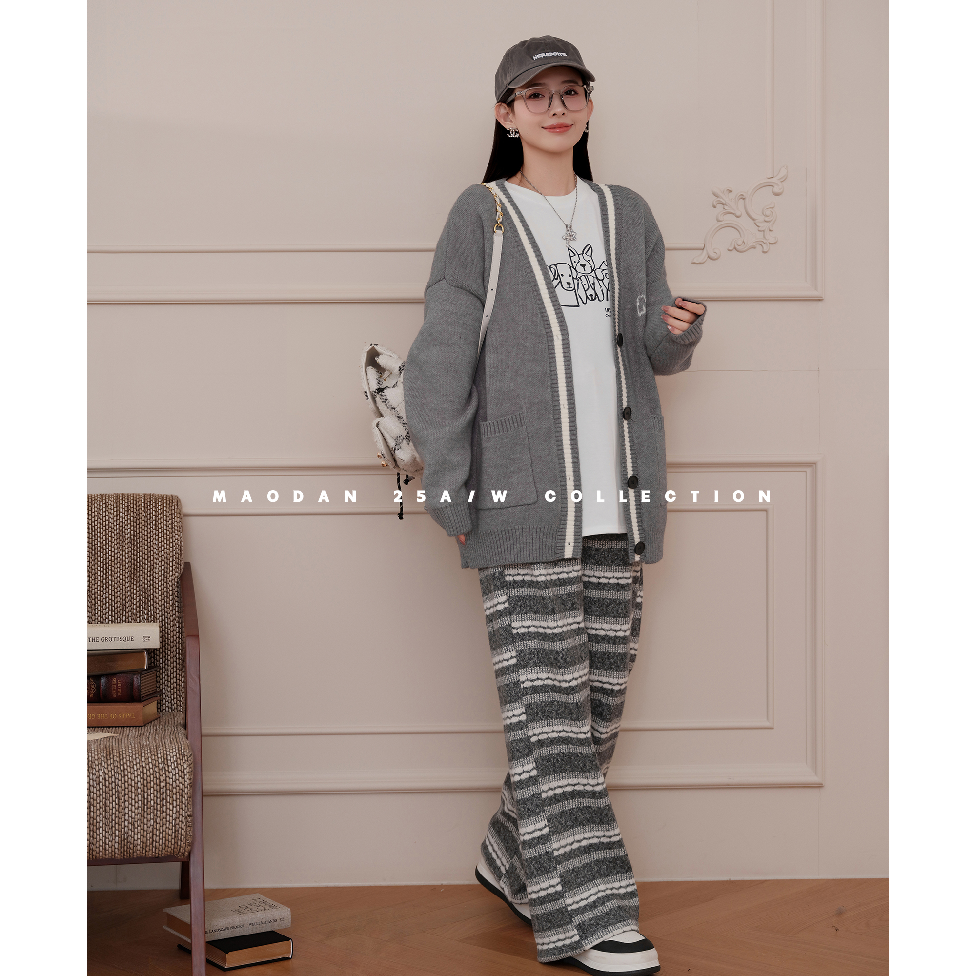 猫单【生椰冰咖】【棉】娜娜的孕期穿搭孕妇装秋冬外套裤子三件套