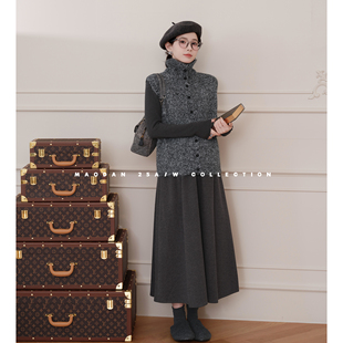 猫单【雾系都市】【羊毛】【棉】娜娜的孕期穿搭孕妇装冬装三件套