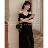 普吉晚风 赫本风气质法式 娜娜 连衣裙夏季 孕期穿搭孕妇装 猫单