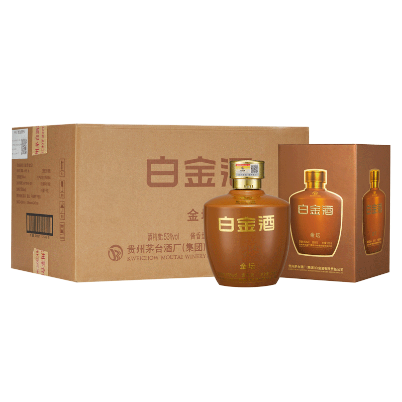 贵州茅台53度金坛500ml*6坛酱酒