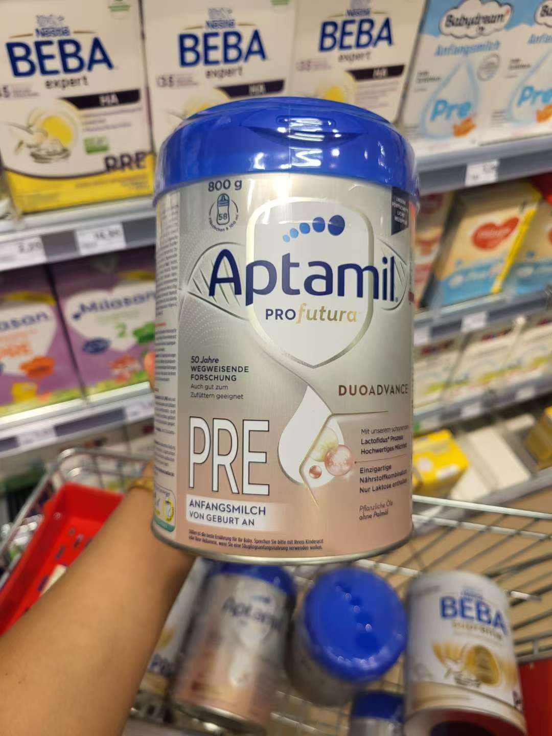 德国直邮代购爱他美Aptamil铂金白金版pre段1段2段婴幼儿奶粉现货