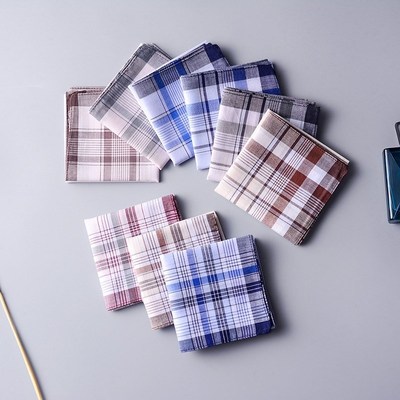 10 cotton cloth handkerchief men's all cotton adult face clo