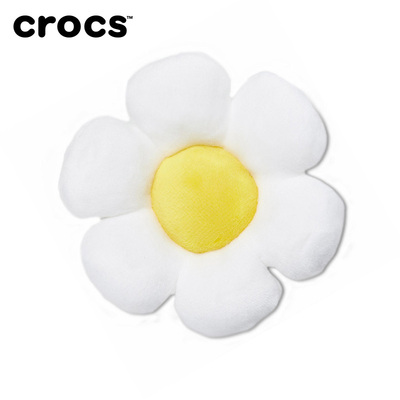 Crocs卡骆驰配饰智必星洞洞鞋花 精美毛绒绒毛太阳花粉色花朵