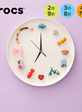 Crocs卡骆驰配饰智必星洞洞鞋花 百变图案爱心系列红色爱心