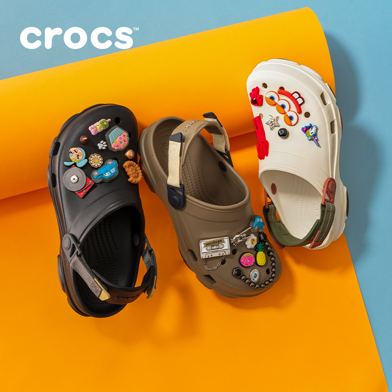 卡骆驰经典特林洞洞Crocs沙滩鞋