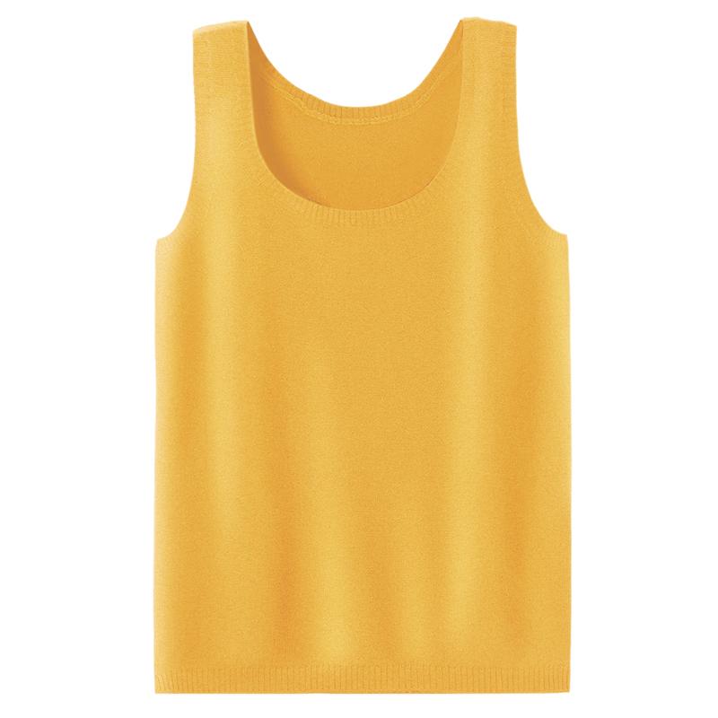 内搭背心100纯山羊绒吊带背心