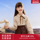 法式 女童衬衫 女大童洋气格子上衣儿童长袖 春秋款 甜美衬衣 2026新款