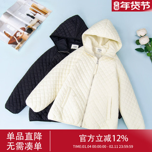 【直播专属2382】女童棉服儿童新款爆款洋气保暖冬季百搭连帽菱形