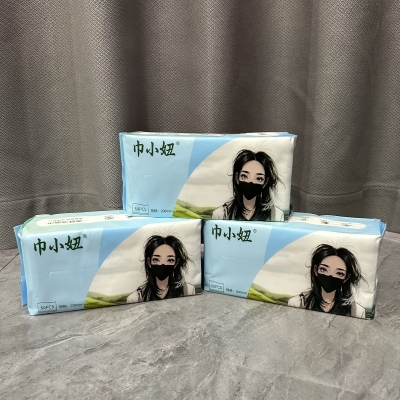 巾小妞一次性抽取式洗脸巾