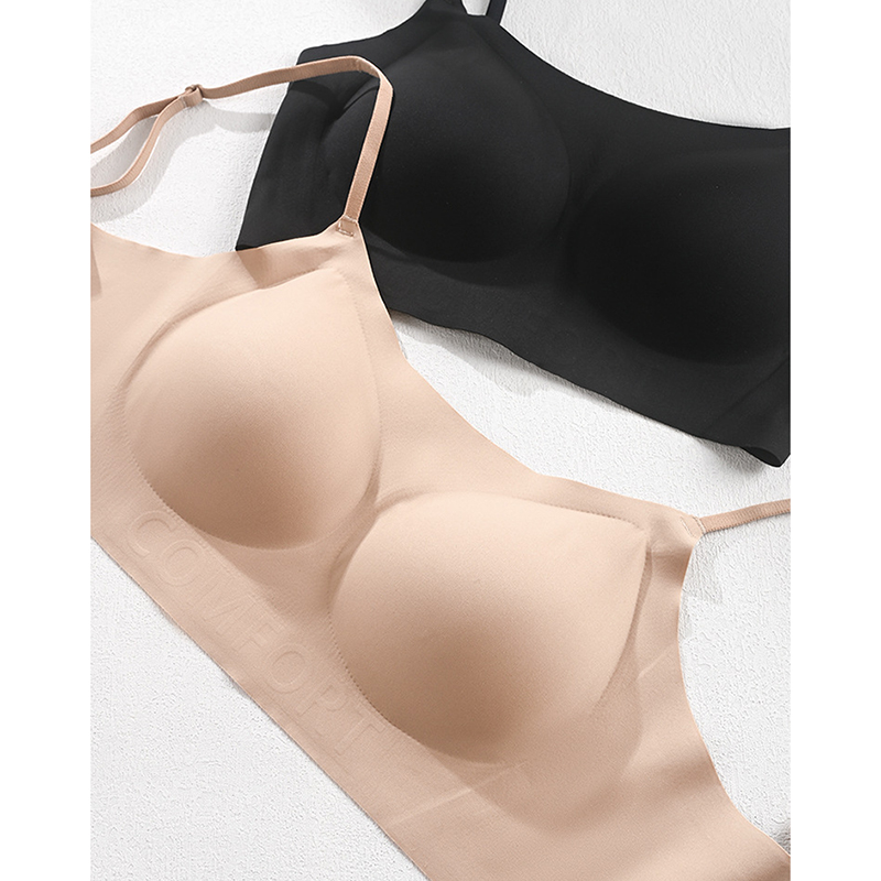 丝艺真丝防走光大U美背文胸 桑蚕丝粉底液无痕隐形裸感舒适内衣