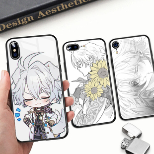 星穹铁道白厄同款手机壳适用苹果16vivox200华为mate70OPPOreno13小米15荣耀300玻璃壳一加红米k80一加ACE5套