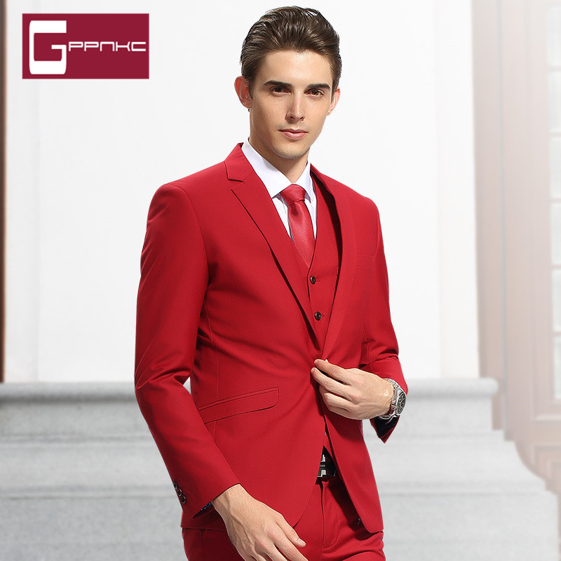 Costume homme GPPNKC Fibre de polyester 70% de fibres de viscose (rayonne viscose) 30% pour printemps - Ref 1574307 Image 2