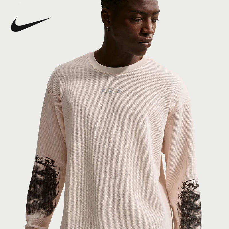 Nike耐克官方运动2026春男长袖针织衫 IQ1016-103,运动服/休闲服装,运动T恤,淘宝优惠券,粉丝福利购,淘宝优惠卷