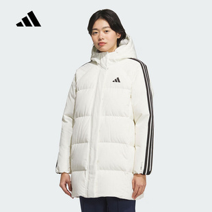 adidas阿迪达斯官方运动2025冬女中长羽绒服 KC2485