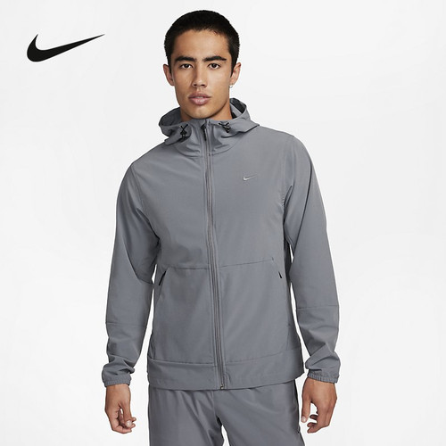 nike耐克男子夹克秋新款跑步训练运动休闲连帽梭织外套FB7552-084