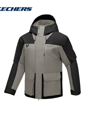 斯凯奇运动2025秋男梭织外套 P325M015-02CC