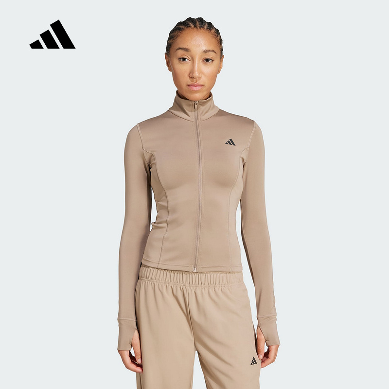 adidas阿迪达斯官方运动2025秋女针织夹克 JW2815