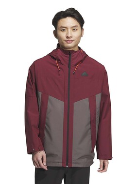 adidas阿迪达斯 男子舒适时尚运动休闲连帽夹克外套JE8577