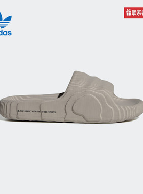 Adidas阿迪达斯三叶草男鞋女鞋3D打印运动拖鞋沙滩鞋GX6947