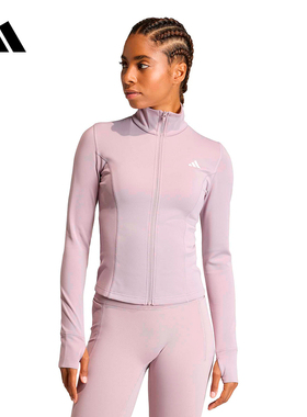 adidas阿迪达斯官方运动2026春女针织夹克 KF8551