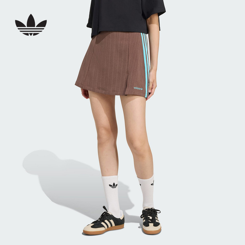adidas阿迪达斯官方运动2025冬女半身裙 JX5305