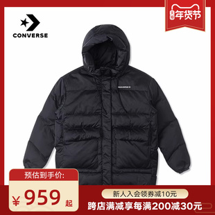 converse匡威棉羽外套冬女款 A02 保暖连帽休闲运动羽绒服10025220