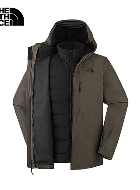 THE NORTH FACE北面运动户外2025F/W男三合一夹克 NF0A83SL4WC1