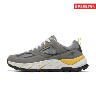 210990 GRY 春户外厚底缓震舒适耐磨休闲运动鞋 Skechers斯凯奇男鞋