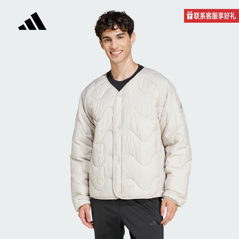 adidas阿迪达斯官方运动2025春男短棉服 JD1096