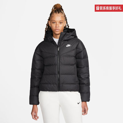 Nike耐克冬新款STORM-FIT男子羽绒服连帽保暖夹克外套DV1132-010