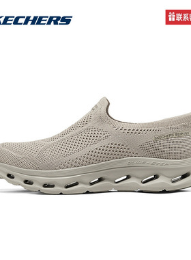 斯凯奇运动2025夏男休闲鞋 216665-NAT