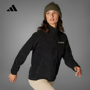 JP0800 adidas阿迪达斯官方运动2025春女针织夹克